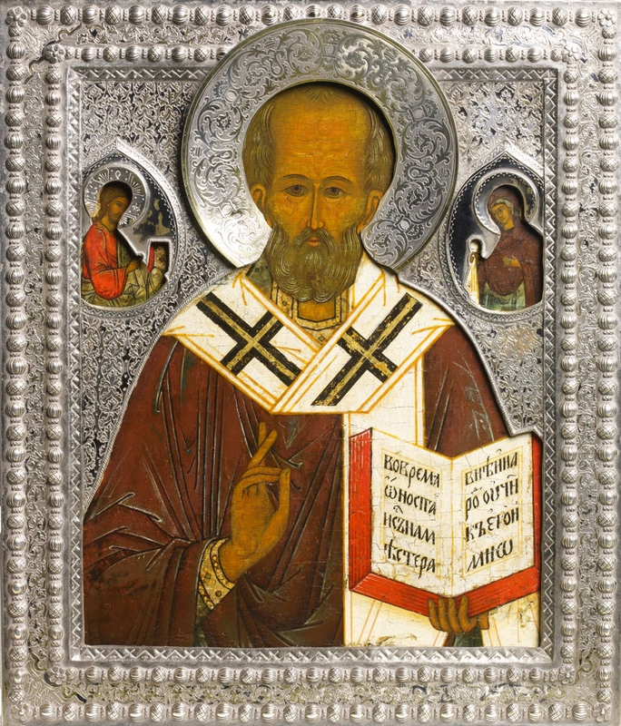 O ΄Αγιος Νικόλαος, Ρωσσική εικόνα, 18ος αι.